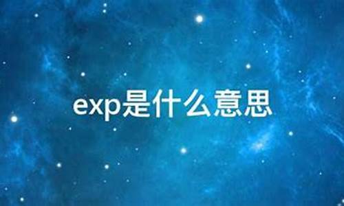 exp是什么意思_experience是什么意思